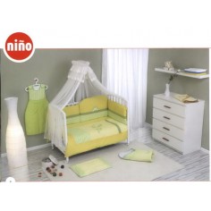 Nino - Lenjerie Patut 5BB+1 ERIZO Yellow